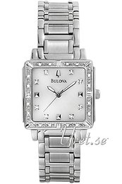 Bulova Diamond Biały/Stal 96R107