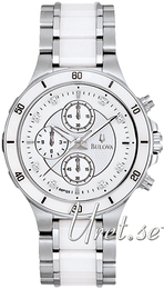 Bulova Diamond Biały/Czeramiczna Ø40 mm 98P125