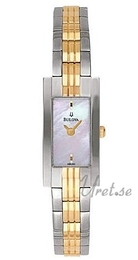 Bulova Bracelet Dam Biały/Stal Ø14 mm 98L001