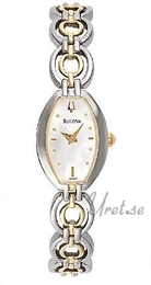 Bulova Bracelet Dam Biały/Stal Ø17 mm 98L003