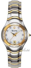 Bulova Diamonds Dam Srebrny/Stal Ø27 mm 98R70