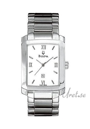 Bulova Bracelet Herr Biały/Stal Ø27 mm 96G25