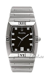 Bulova Diamonds Herr Czarny/Stal Ø32 mm 96D001