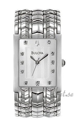 Bulova Diamonds Herr Srebrny/Stal 34x29 mm 96D100
