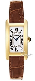Cartier Tank Americaine Srebrny/Skóra W2601551