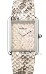 Cartier Tank Solo Large Beżowy/Skóra 34.8x27.4 mm W5200021