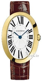 Cartier Baignoire Srebrny/Skóra 34.07x44 mm W8000013