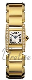 Cartier Tankissime Srebrny/18 karatowe żółte złoto WE70047H