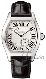 Cartier Coleccion Privee   Srebrny/Skóra Ø32 mm W1545951