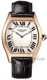Cartier Coleccion Privee   Srebrny/Skóra Ø32 mm W1546051