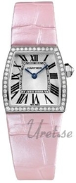 Cartier La Doña Srebrny/Skóra 22x22 mm WE600351