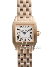 Cartier Santos Demoiselle Small Srebrny/18 karatowe różowe złoto 20x20 mm W25073X9