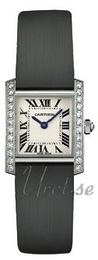 Cartier Tank Francaise Srebrny/Satyna 25x20 mm WE100231