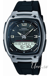 Casio Collection Czarny/Żywica z tworzywa sztucznego 46.2x38.6 mm AW-81-1A1VES