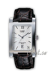 Casio Collection Biały/Skóra 42x28 mm BEM-100L-7AVEF