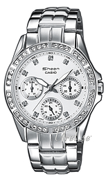 Casio Collection Biały/Stal Ø35.3 mm SHN-3013D-7AEF