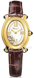 Chopard Happy Sport Biały/Skóra 30x24.5 mm 27/7465-0005