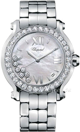 Chopard Happy Sport Biały/Stal Ø36 mm 27/8478-2002