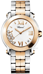 Chopard Happy Sport Biały/Stal Ø36 mm 27/8488-9001