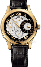 Chopard L.U.C Regulator Czarny/Skóra Ø40 mm 16/1874-0001