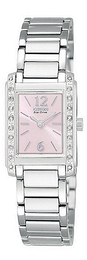Citizen Palidoro Różowy/Stal 19x17 mm EW9460-58X