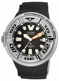 Citizen Professional Diver Czarny/Guma Ø48 mm BJ8040-01E