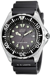 Citizen Professional Diver Czarny/Guma Ø41 mm BN0000-04H
