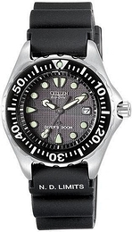 Citizen Professional Diver Czarny/Guma Ø31 mm EP6000-07H