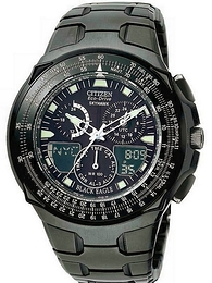 Citizen Skyhawk Czarny/Stal Ø45 mm JR3155-54E