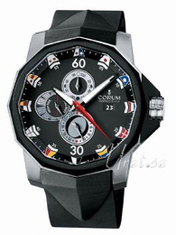Corum Admirals Cup Czarny/Guma Ø48 mm 277.931.06.0371AN12
