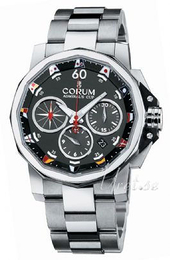 Corum Admirals Cup Czarny/Stal Ø44 mm 753.691.20.V701AN92
