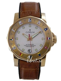 Corum Admirals Cup Biały/Skóra Ø39 mm 982.530.56-0F02AA32