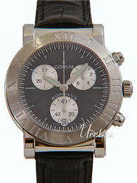 Corum Romvlvs / Romulus Czarny/Skóra Ø40 mm 396.701.20-0001BN64
