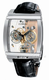 Corum Tourbillon Szkieletowa tarczy/Skóra 382.850.59.0F010000
