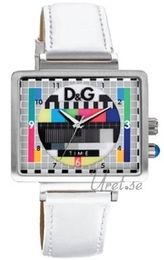 Dolce & Gabbana D&G Medicine Man TV Test Card Dial Wielokolorowy/Skóra 41x33 mm DW0513