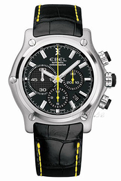 Ebel 1911 Czarny/Skóra Ø44 mm 1215664