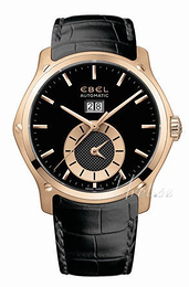 Ebel Classic Czarny/Skóra Ø45 mm 1215873