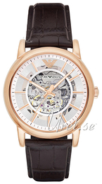 Emporio Armani Dress Srebrny/Skóra Ø43 mm AR1983