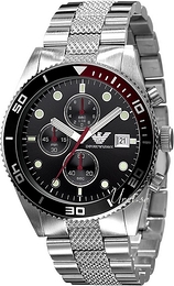 Emporio Armani Sportivo Czarny/Stal Ø41 mm AR5855