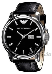 Emporio Armani Classic Czarny/Skóra Ø47 mm AR0428