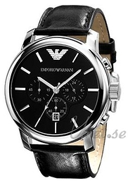Emporio Armani Classic Czarny/Skóra Ø47 mm AR0431