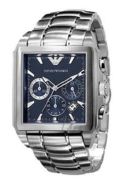 Emporio Armani Classic Niebieski/Stal 43x40 mm AR0660