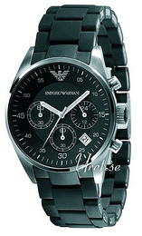 Emporio Armani Sportivo Czarny/Stal Ø38 mm AR5868