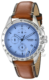 Fossil Biały/Skóra Ø44 mm CH3022