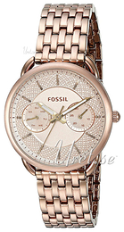 Fossil Różowe złoto/Stal w kolorze różowego złota Ø34.2 mm ES3955