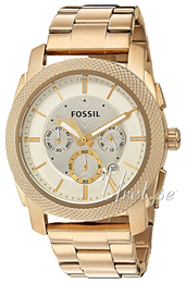 Fossil Machine Szampański/Stal w odcieniu złota Ø45 mm FS5193