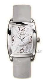 Glashütte Original Lady Biały/Skóra 34x30 mm 39-52-20-52-04