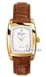 Glashütte Original Lady Srebrny/Skóra 34x30 mm 39-52-51-51-04