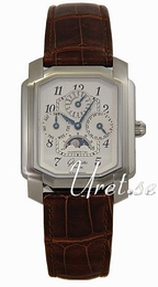 Glashütte Original Karree Srebrny/Skóra 37x35 mm 42-01-11-11-04