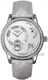 Glashütte Original Pano Srebrny/Skóra Ø39 mm 90-02-02-04-10